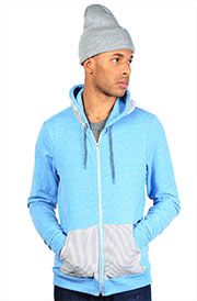 american apparel tri blend zip hoody