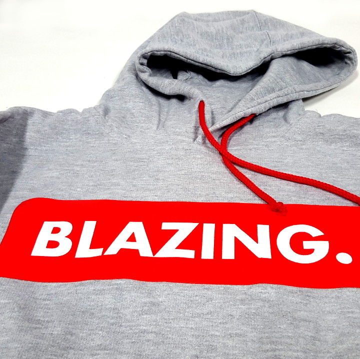 blazing printed hoodie example
