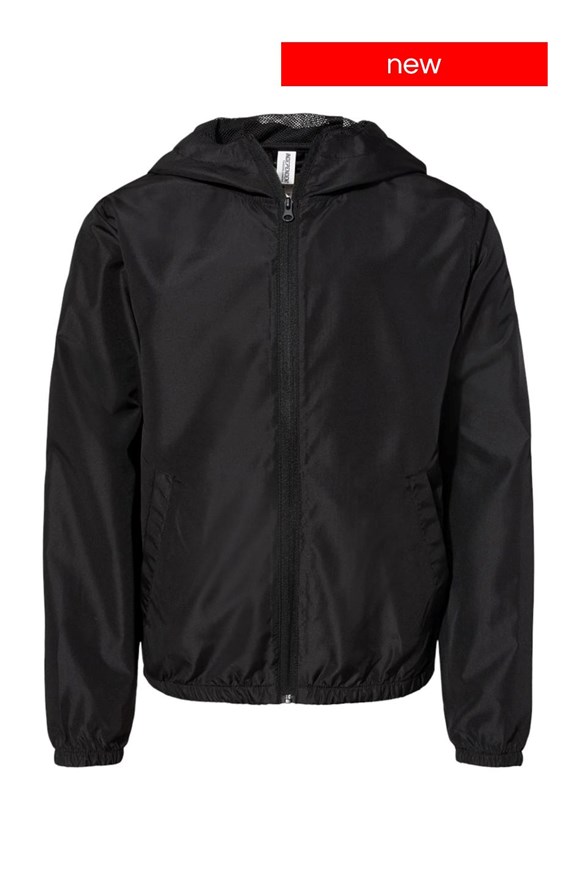 kids jackets Youth Lightweight Windbreaker Full-Zip Jacket