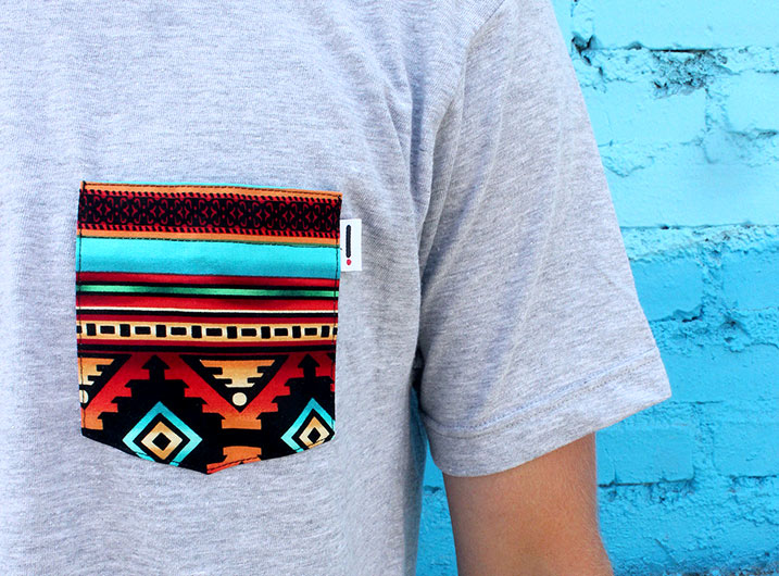 southerwestern pocket tee