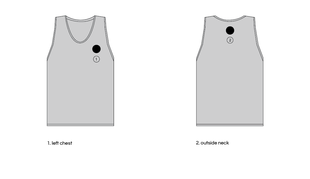 Embroidered Patch Placement On Tank Tops